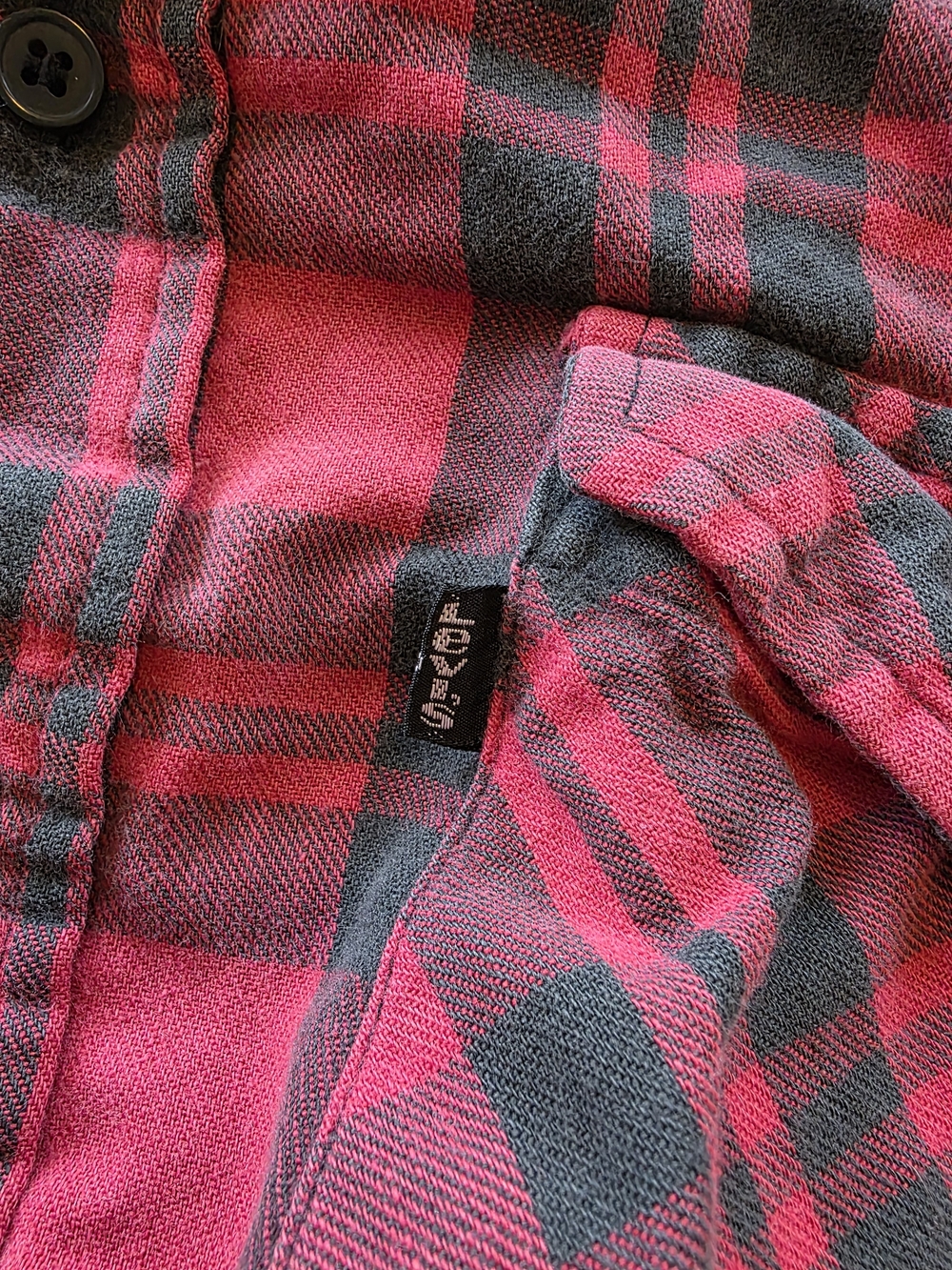 Vintage 1985 Levi Strauss Sutter Creek Plaid Flannel Shirt Men’s L - Picture 10 of 16
